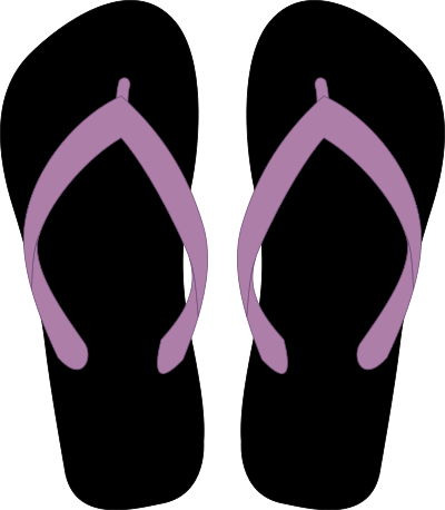 Flipflops 21 clipart