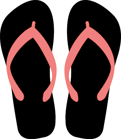 Flipflops 22 clipart