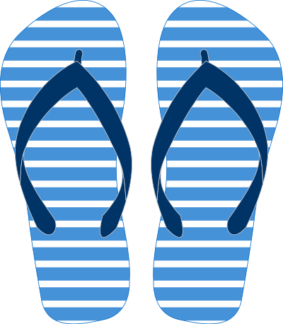 Flipflops 24 clipart