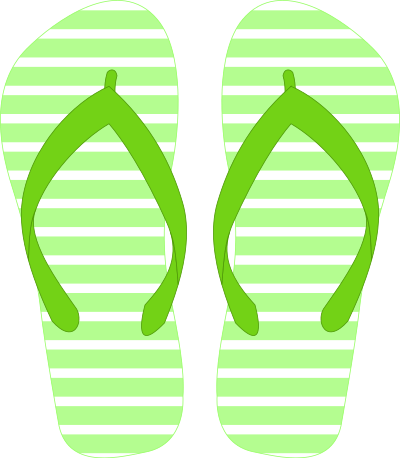 Flipflops 25 clipart