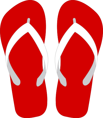 Flipflops 30 clipart