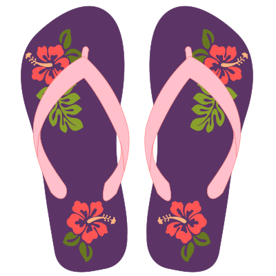 Flipflops 33 clipart