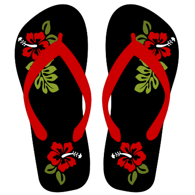 Flipflops 34 clipart
