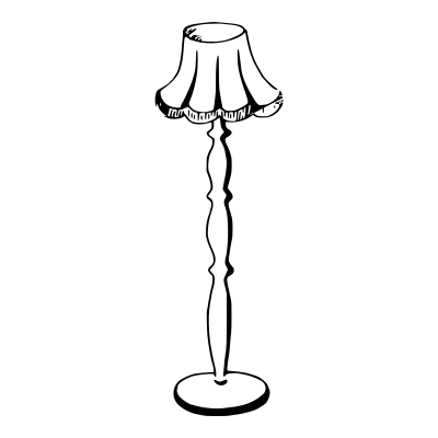 Floor lamp clipart