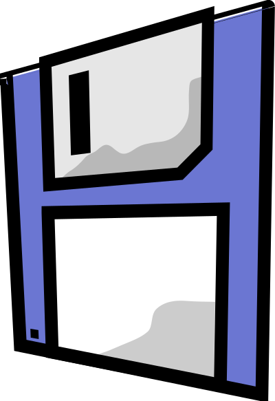 Floppy disk clipart