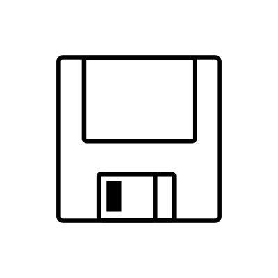 Floppy disk icon clipart
