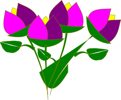 FLOR LILÁS clipart