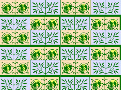 Floral background 21 (colour) clipart