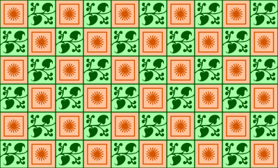 Floral background 22 (colour) clipart
