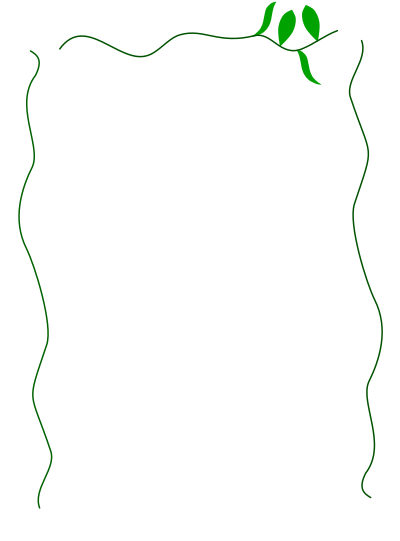 Floral Border 4 clipart