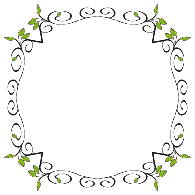 Floral Border Extended 2 clipart