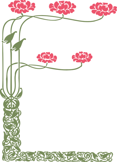 Floral design 3 clipart