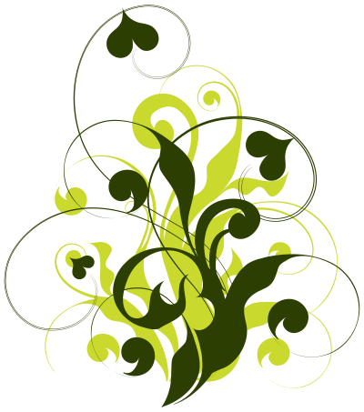 Floral Flourish 4 clipart