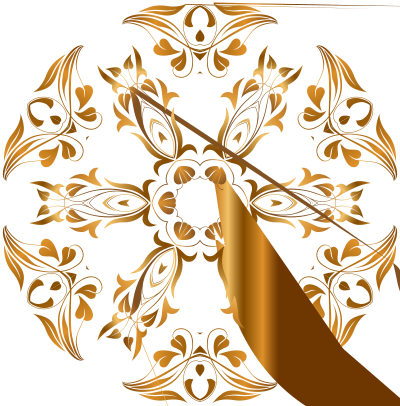 Floral Flourish 5 clipart