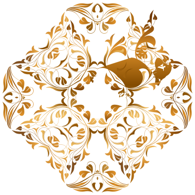 Floral Flourish Design 10 clipart
