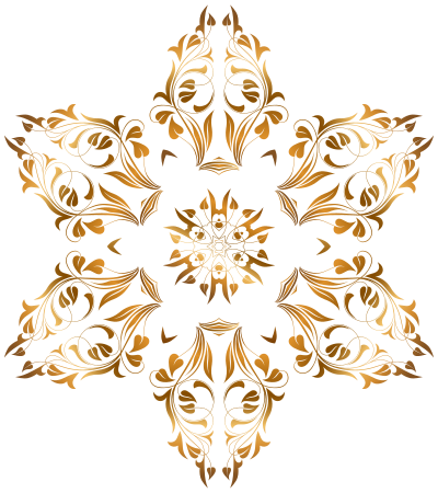 Floral Flourish Design 4 clipart