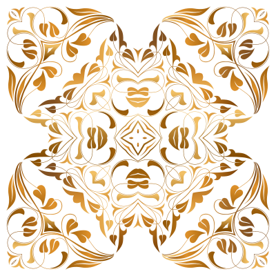 Floral Flourish Design 9 clipart