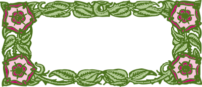 Floral frame clipart