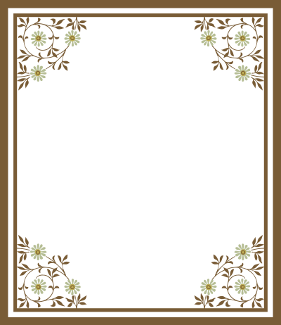 Floral frame 41 clipart