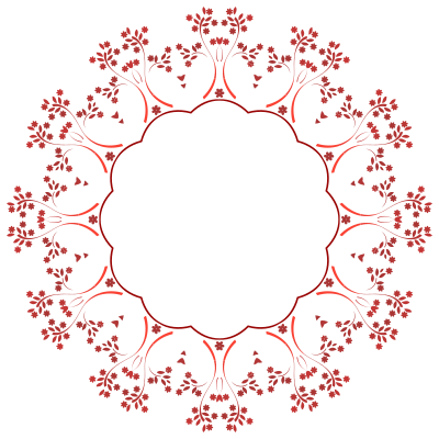 Floral Frame 5 clipart