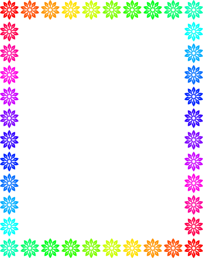 Floral frame 7 clipart