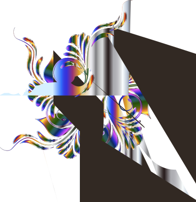 Floral Glass 2 clipart