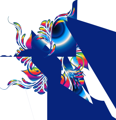 Floral Glass 3 clipart