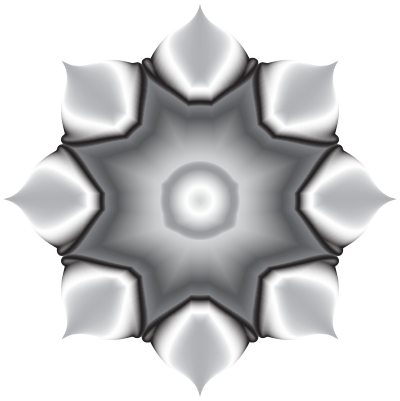 Floral Lotus Shape Specter clipart