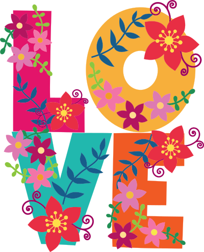Floral Love By Vera Kratochvil clipart