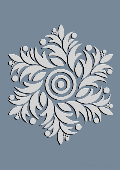 Floral motif #2 clipart