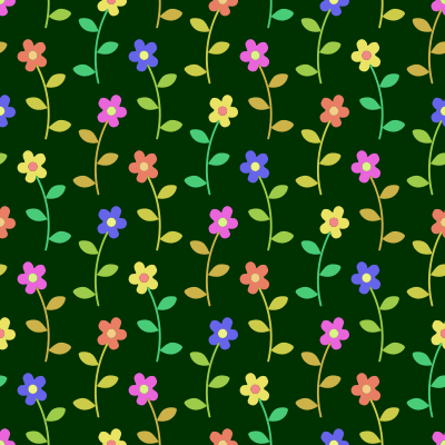 Floral pattern 8 (colour 2) clipart