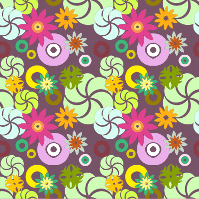 Floral Seamless Pattern 6 clipart