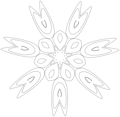 Floral Shape 11 clipart