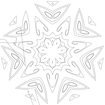 Floral Shape 12 clipart
