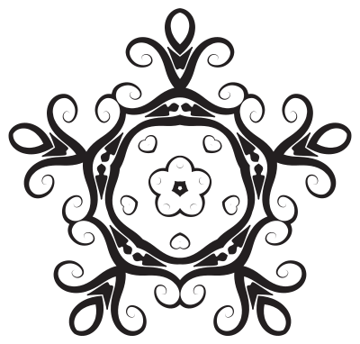 Floral Shape 6 clipart