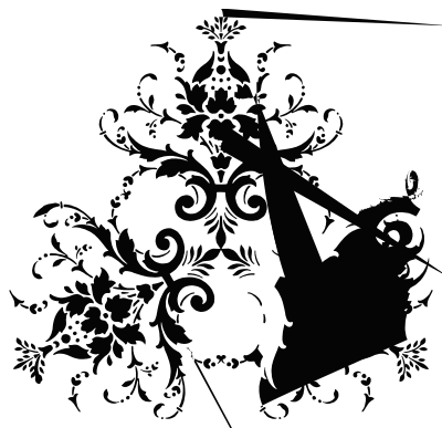 Floral Silhouette 29 clipart