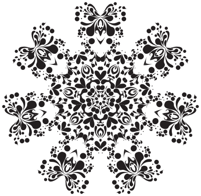 Floral Spatter clipart