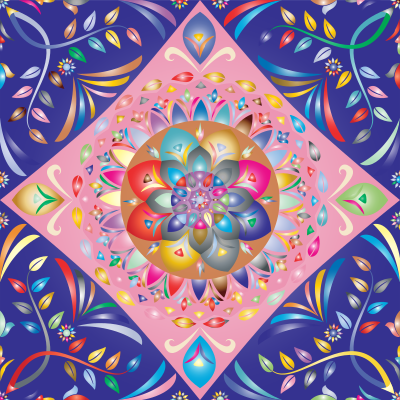 Floral Tile 2 clipart