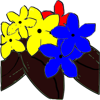 Flores Colombia clipart