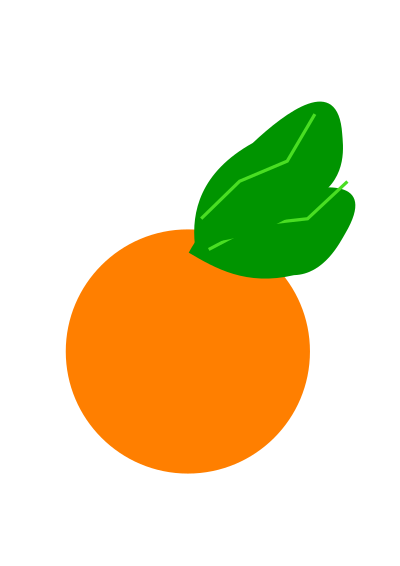 Florida Orange Citrus clipart