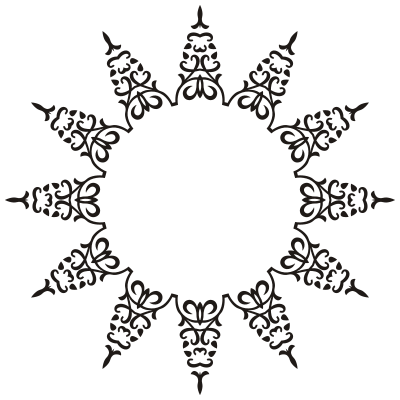 Flourish Extrapolation 13 clipart