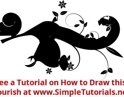 Flourish, Floral Flourish clipart