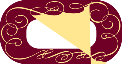 Flourish frame (colour) clipart