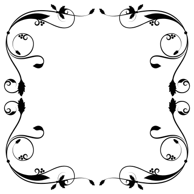 Flourish Frame Design 9 clipart