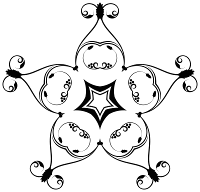 Flourish Ornament Design 2 clipart