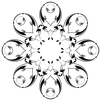 Flourish Ornament Design 3 clipart