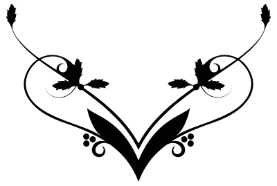 Flourish Ornament Design 6 clipart