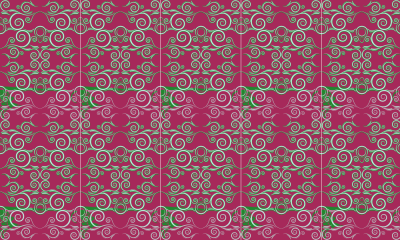 Flourish pattern (colour 2) clipart