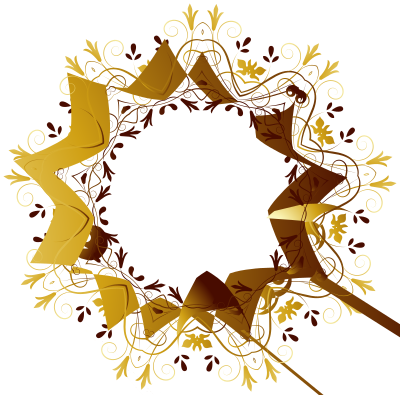 Flourishy Floral Design 15 clipart