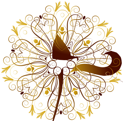 Flourishy Floral Design 2 clipart